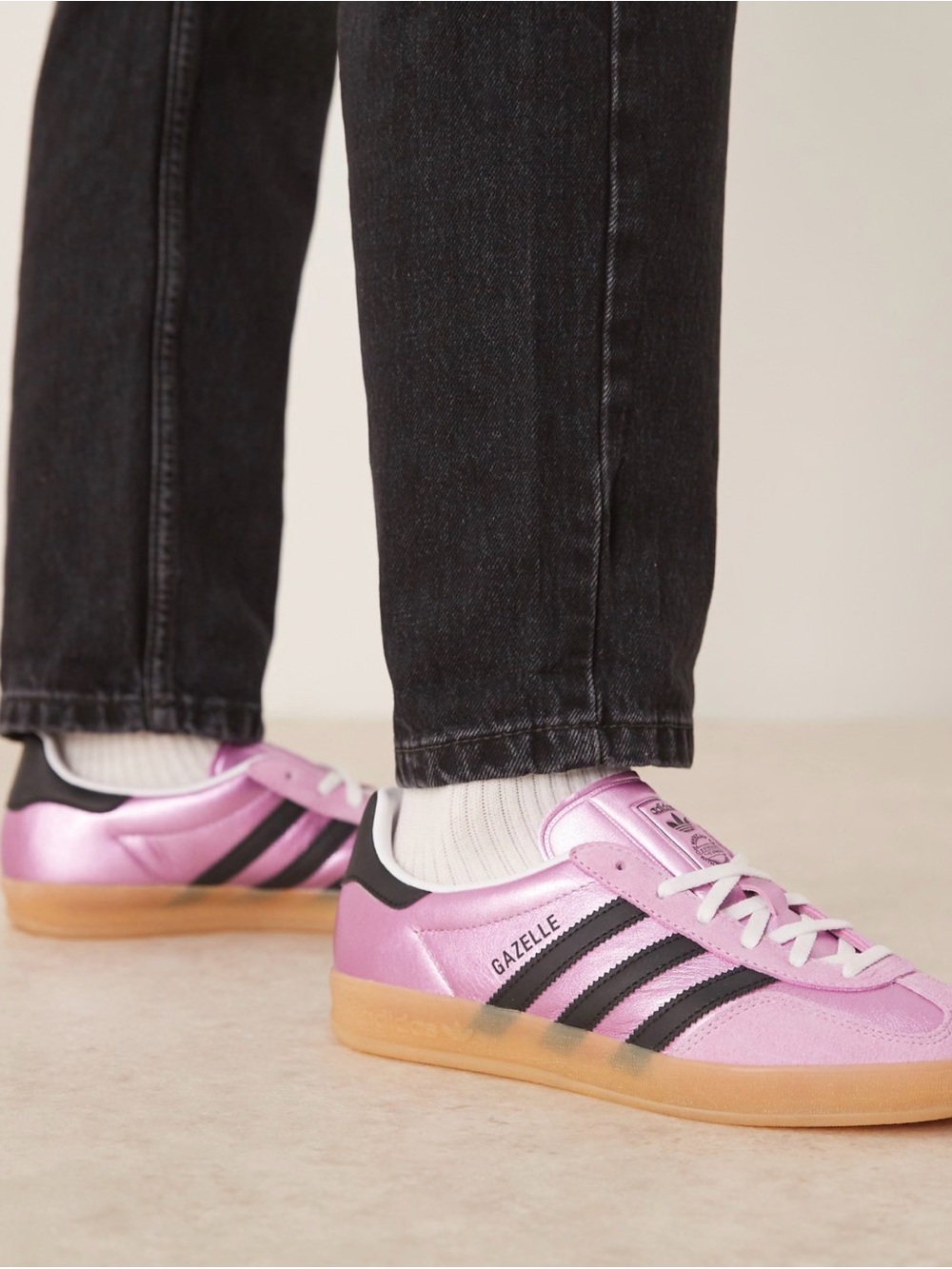 Adidas Originals Gazelle Shiny Bliss Lilac metallic sneakers-Women’s